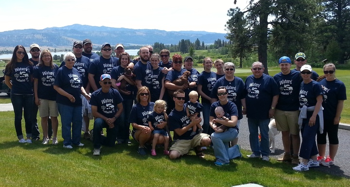 Group Shot At Tamarack Resort T-Shirt Photo