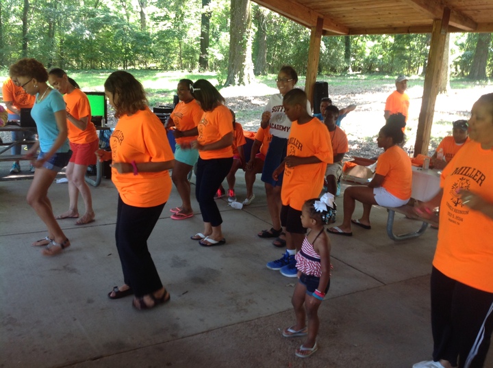 Miller's Rockin' That  Orange T-Shirt Photo