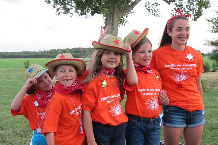 The Middleton's 4th Of July Fireworks Crew T-Shirt Photo