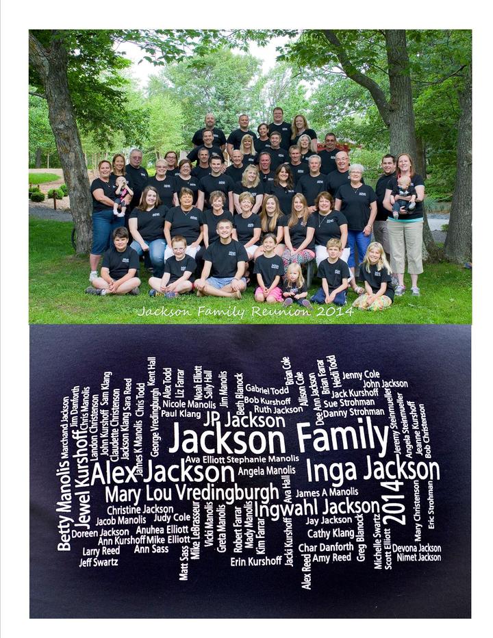 Jackson Family Reuinion T-Shirt Photo