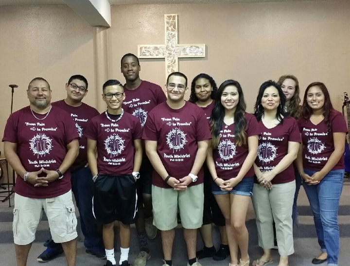 Livingstone Church "From Pain To Promise" Youth Ministries T-Shirt Photo