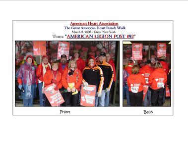 Ameican Legion Post #92 T-Shirt Photo