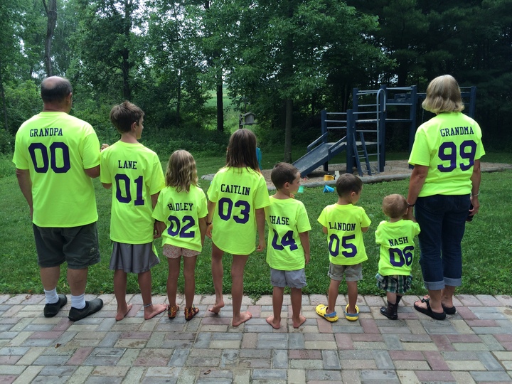 Family Line Up T-Shirt Photo