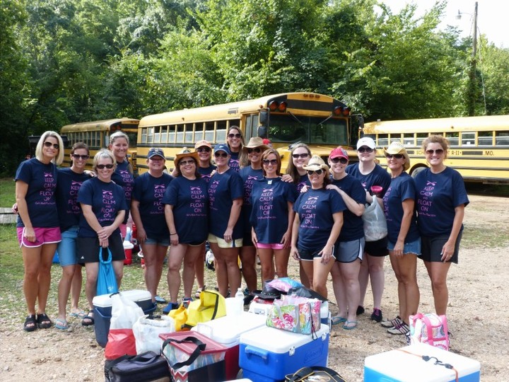 Girl's Black River Float Trip 2014 T-Shirt Photo
