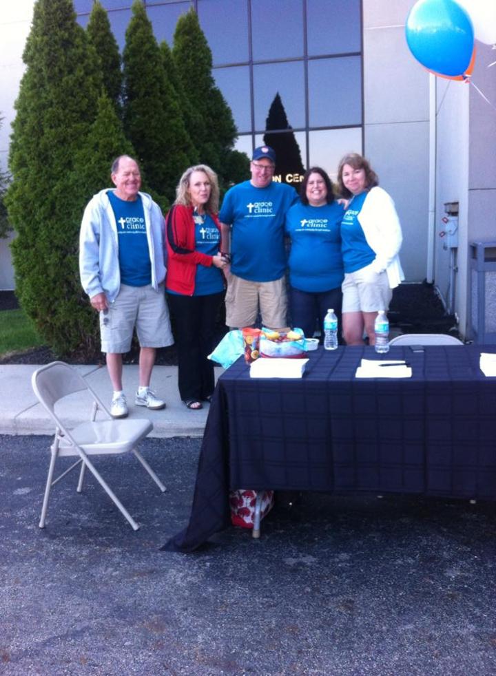 Showing Off Our Great Shirts At A Back To School Event T-Shirt Photo