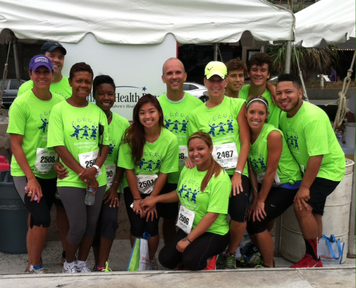 Healthy Smiles Team Runs For Children's In The Race For Every Child! T-Shirt Photo