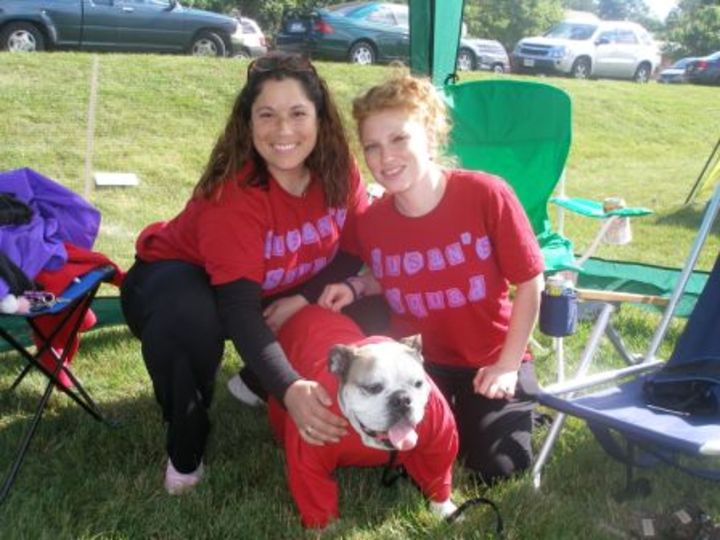 Susan's Squad With Lucky Dog T-Shirt Photo