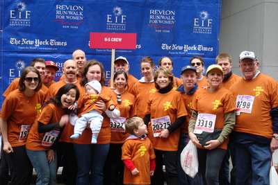 H S Crew Walks In The Revlon Run/Walk In New York  2008 T-Shirt Photo