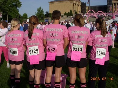 Jodster's Pink Roadsters Race For The Cure T-Shirt Photo