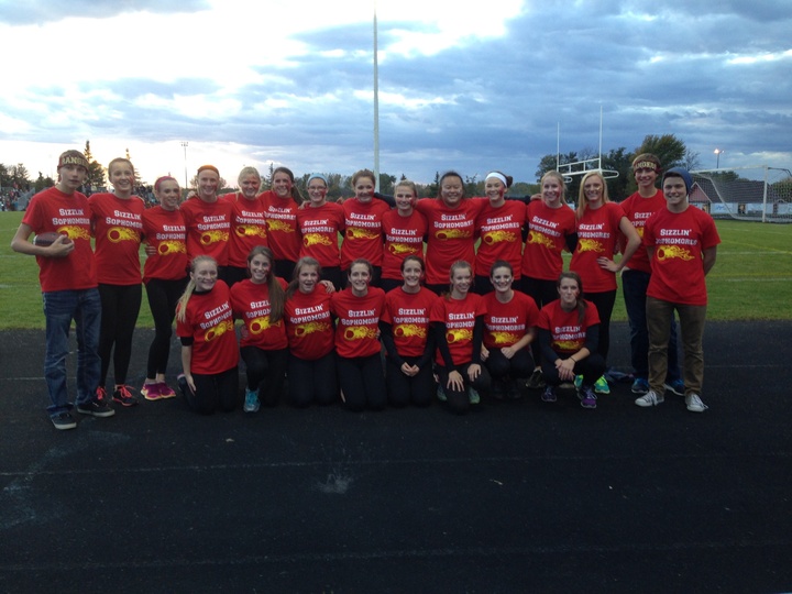 Forest Lake Sizzlin' Sophomores Girls' Powderpuff Team T-Shirt Photo