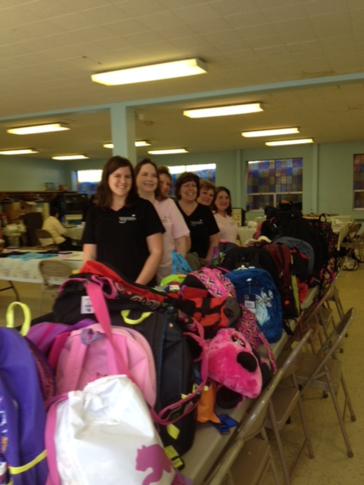 Back Packs For Hope  T-Shirt Photo