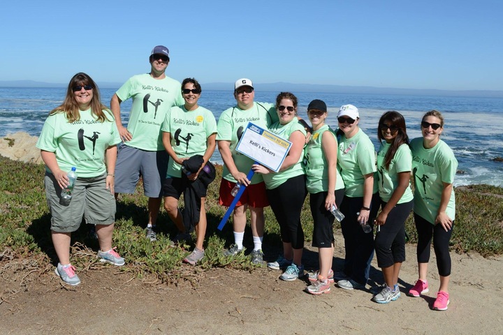 Kelli's Kickers It's Time To Kick Diabetes T-Shirt Photo