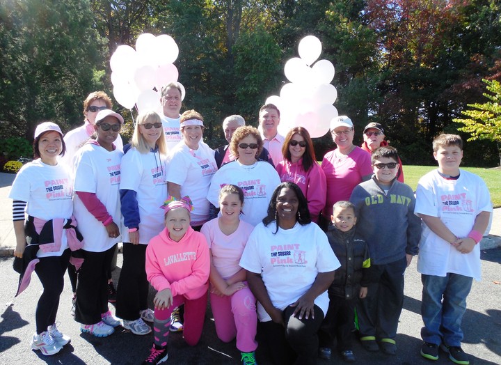 Paint The Square Pink T-Shirt Photo