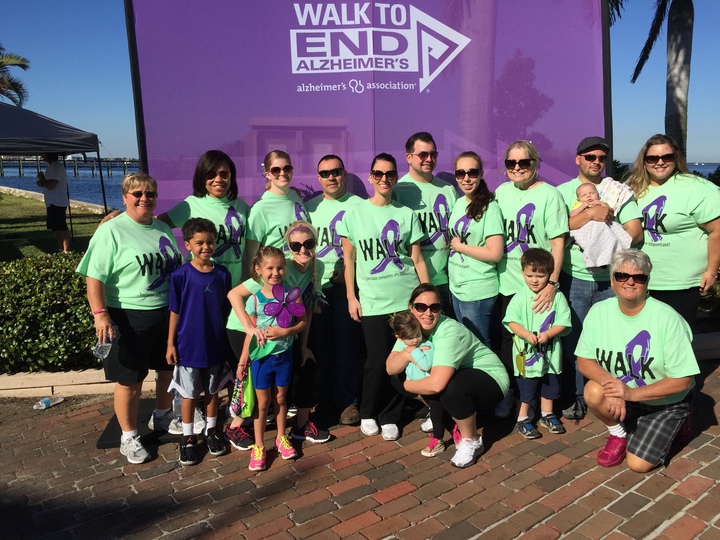 Lexington Manor Walks For Alzhiemers! T-Shirt Photo