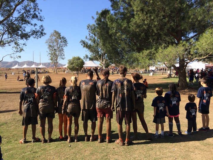 Team Dirty B Irds At Ms Muckfest T-Shirt Photo