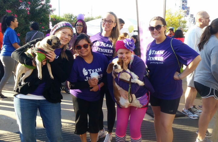 Team Jenner (Walk To End Alzheimers)  T-Shirt Photo