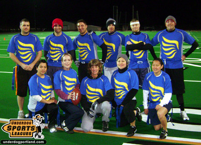 Flag Football Team T-Shirt Photo