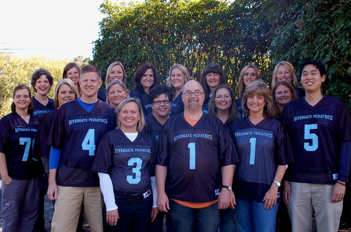 "It's Football Time At Rivergate Pediatrics" T-Shirt Photo