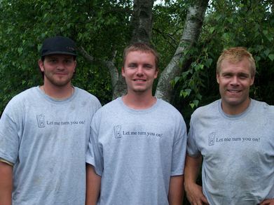 Let Us Turn You On! T-Shirt Photo