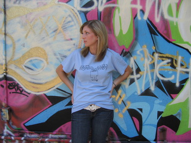 My Friend Modeling My Shirt :) T-Shirt Photo