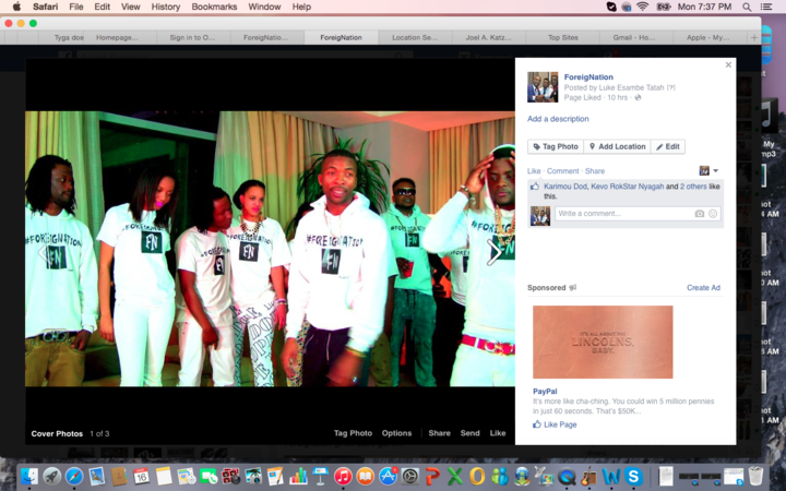 #Foreig Nation T-Shirt Photo