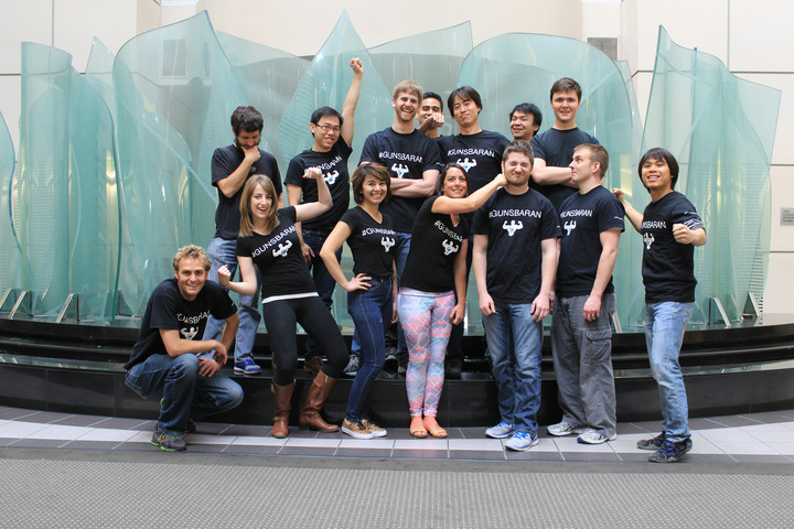 Showing Off Our Guns! T-Shirt Photo