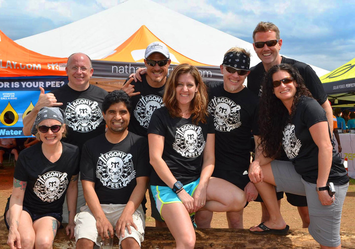 Team Agony Of De Feet At Ragnar Trail Relay Atlanta T-Shirt Photo