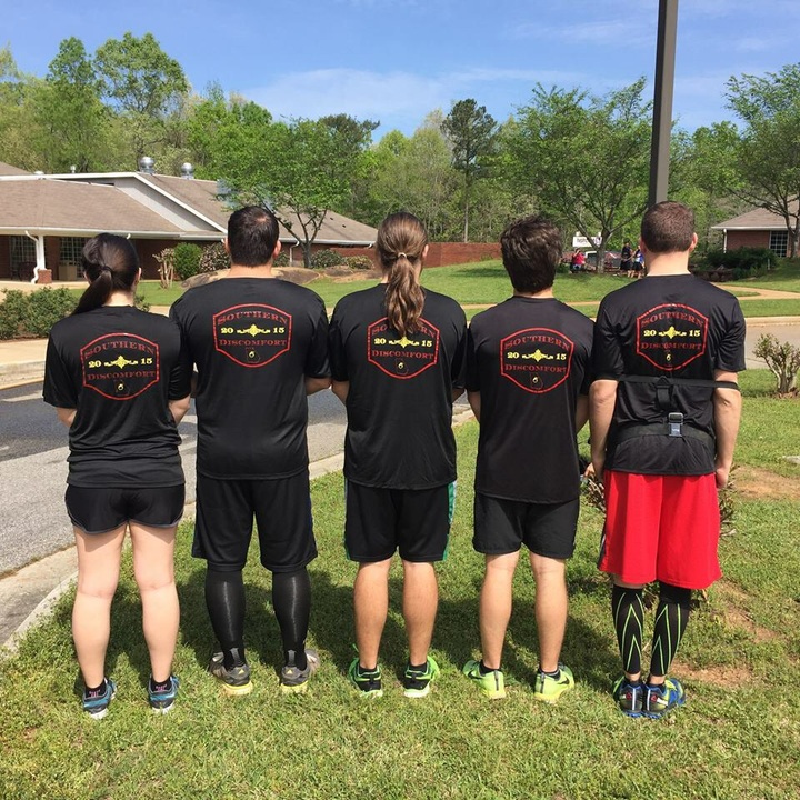 Team Southern Discomfort Before The Macon Mud Run T-Shirt Photo