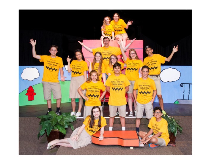 You're A Good Man, Charlie Brown Cast T-Shirt Photo