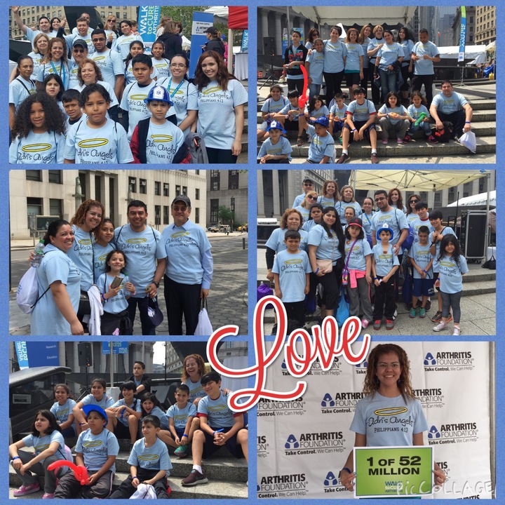 Nyc Arthritis Walk 2015 Adri's Angels T-Shirt Photo