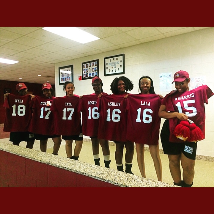 Maroon Fire Flag Girls For Life T-Shirt Photo