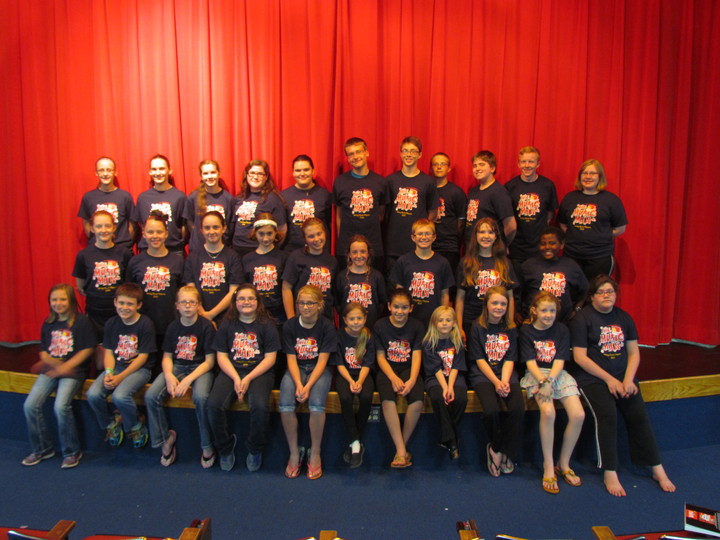 The Cast Of The Music Man, Jr. T-Shirt Photo