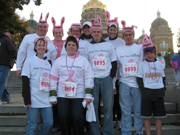 Cadman's Crew Races For A Cure T-Shirt Photo