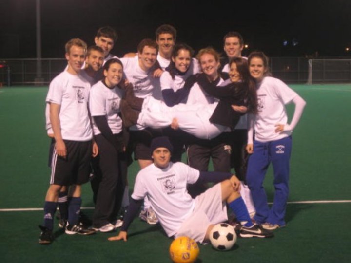 Claustrophobic Mimes Intramural Soccer Ud! T-Shirt Photo