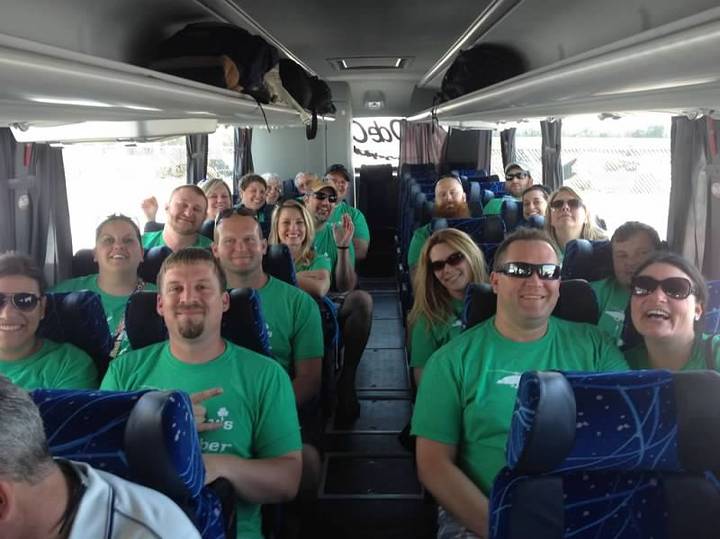 On The Bus To The Resort! T-Shirt Photo