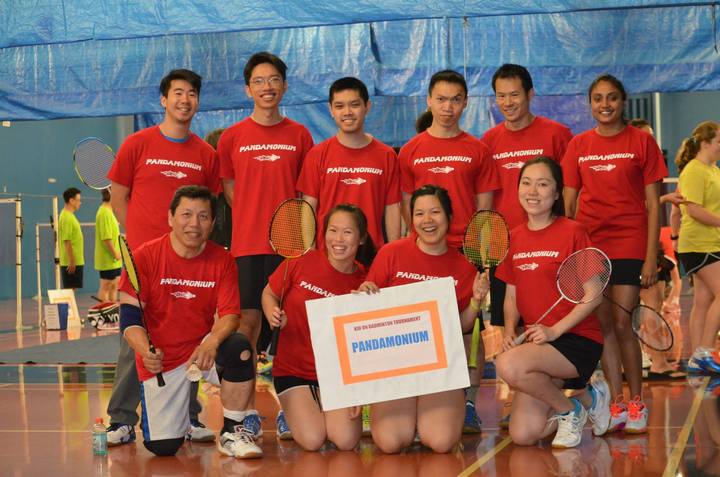 Pandamonium Won 2nd Place In A Local Fundraiser Badminton Tournament! T-Shirt Photo