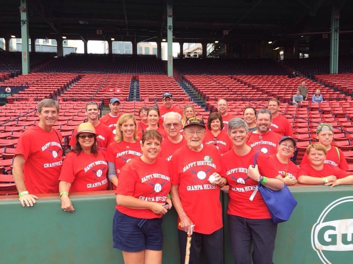 Grampa's 99th Birthday At Fenway T-Shirt Photo