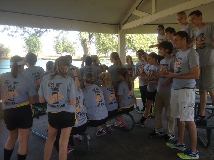 Get Off Your Apps And Run! T-Shirt Photo