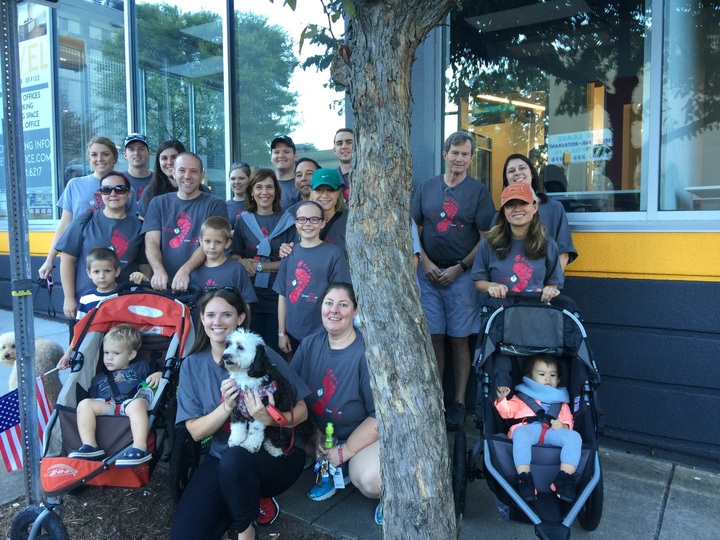 Greer Walker At The Greater Charlotte Heart Walk T-Shirt Photo