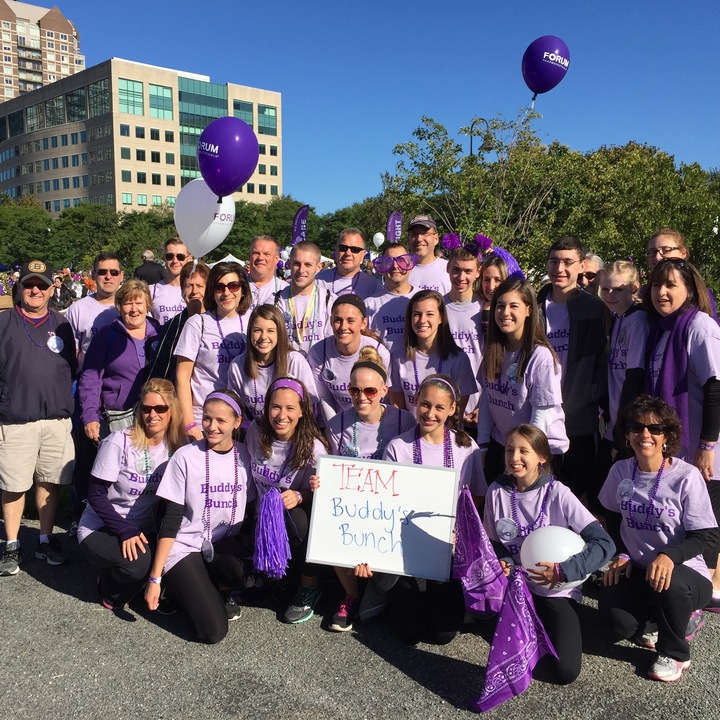 Buddy's Bunch Walks To End Alzheimer's  T-Shirt Photo