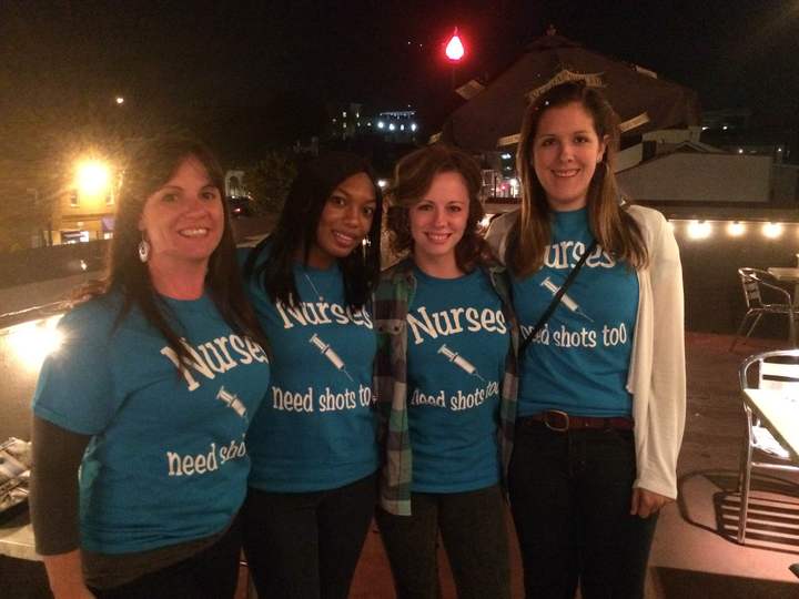 Cheers To New Nurses Celebrating Bsn Graduation! T-Shirt Photo