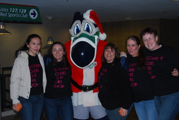 The Googg Visits The Seattle T Birds!! T-Shirt Photo