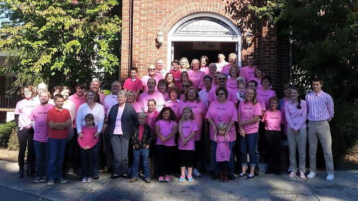 Zion Umc Celebrates Breast Cancer Awareness And Honors Lisa T-Shirt Photo