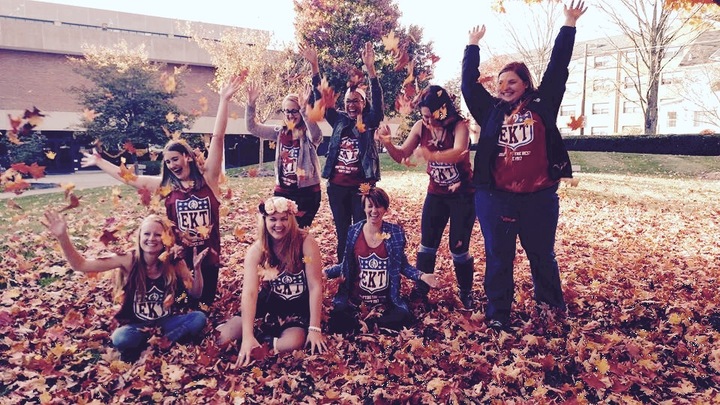 Falling Into Tailgate Season With Sisters T-Shirt Photo