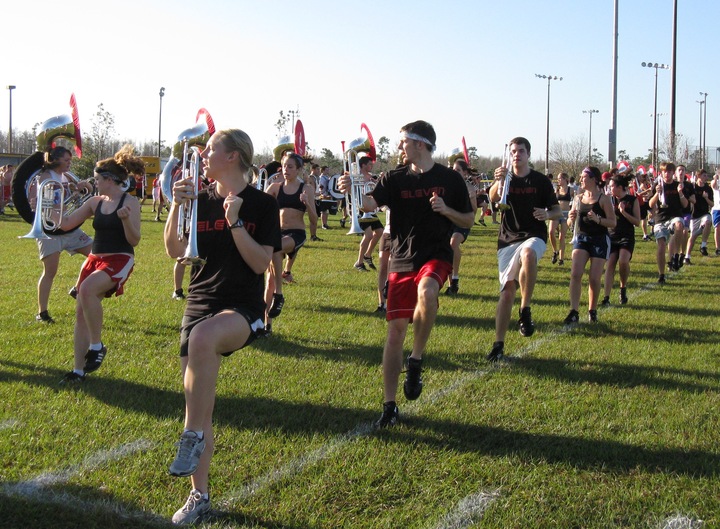 Morning Practice For The Champs Sports Bowl In Orlando, Fl T-Shirt Photo