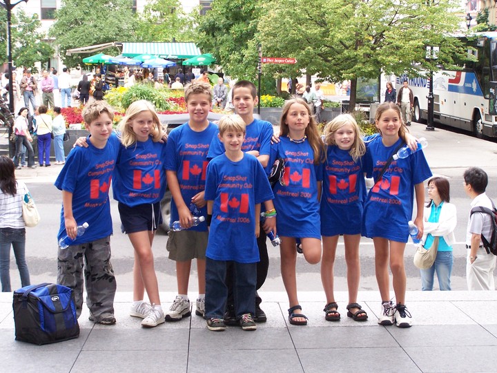 Snap Shot Community Club Visits Montreal T-Shirt Photo