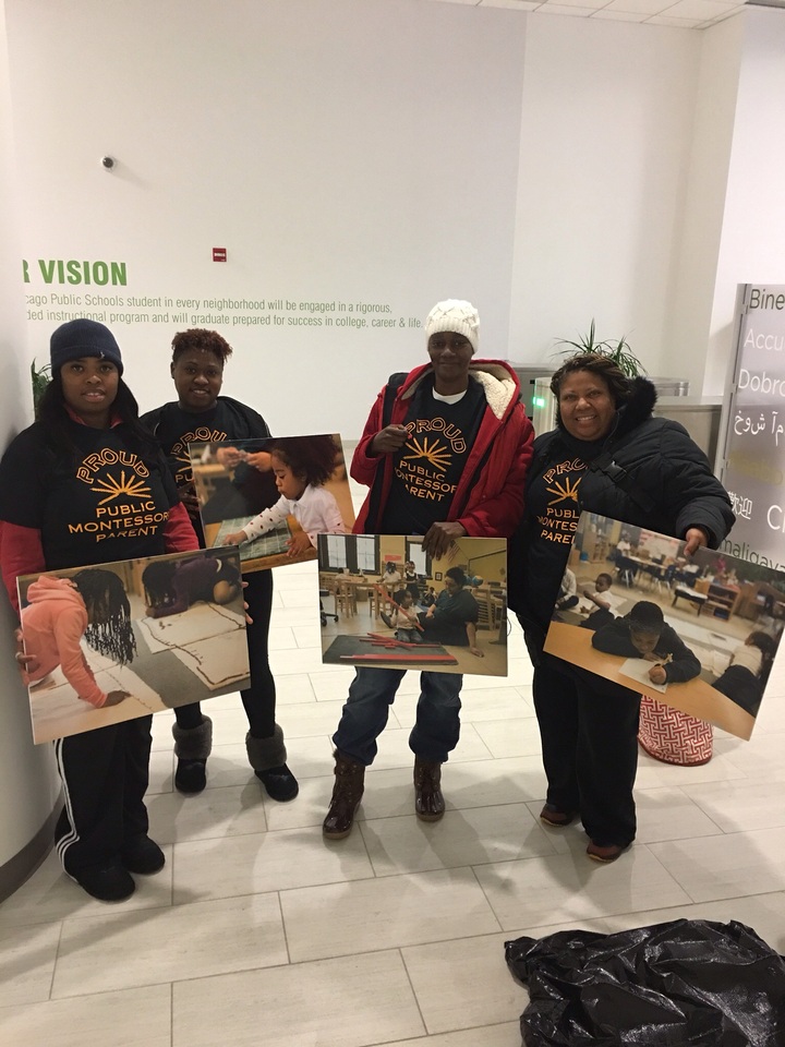 We Stand Up For Public Montessori In Chicago! T-Shirt Photo