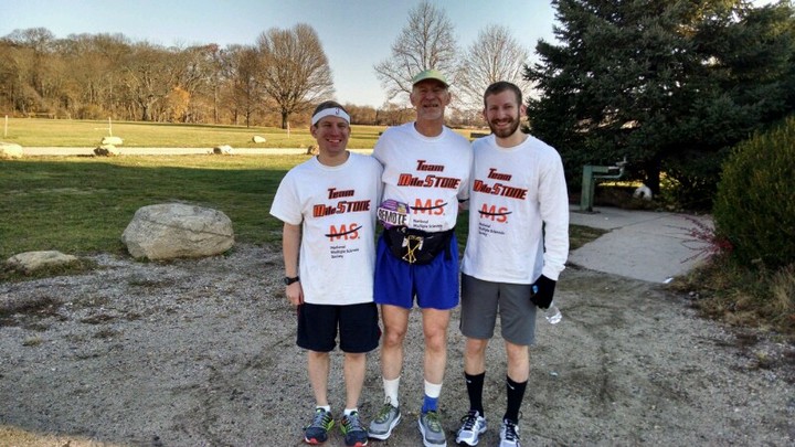 Team Mile Stone Hits The Pavement T-Shirt Photo