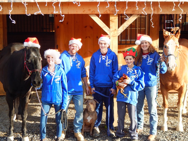 Merry Christmas From Leap Of Faith Farms T-Shirt Photo