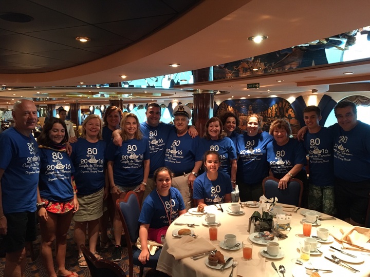 80th Birthday Family Cruise T-Shirt Photo